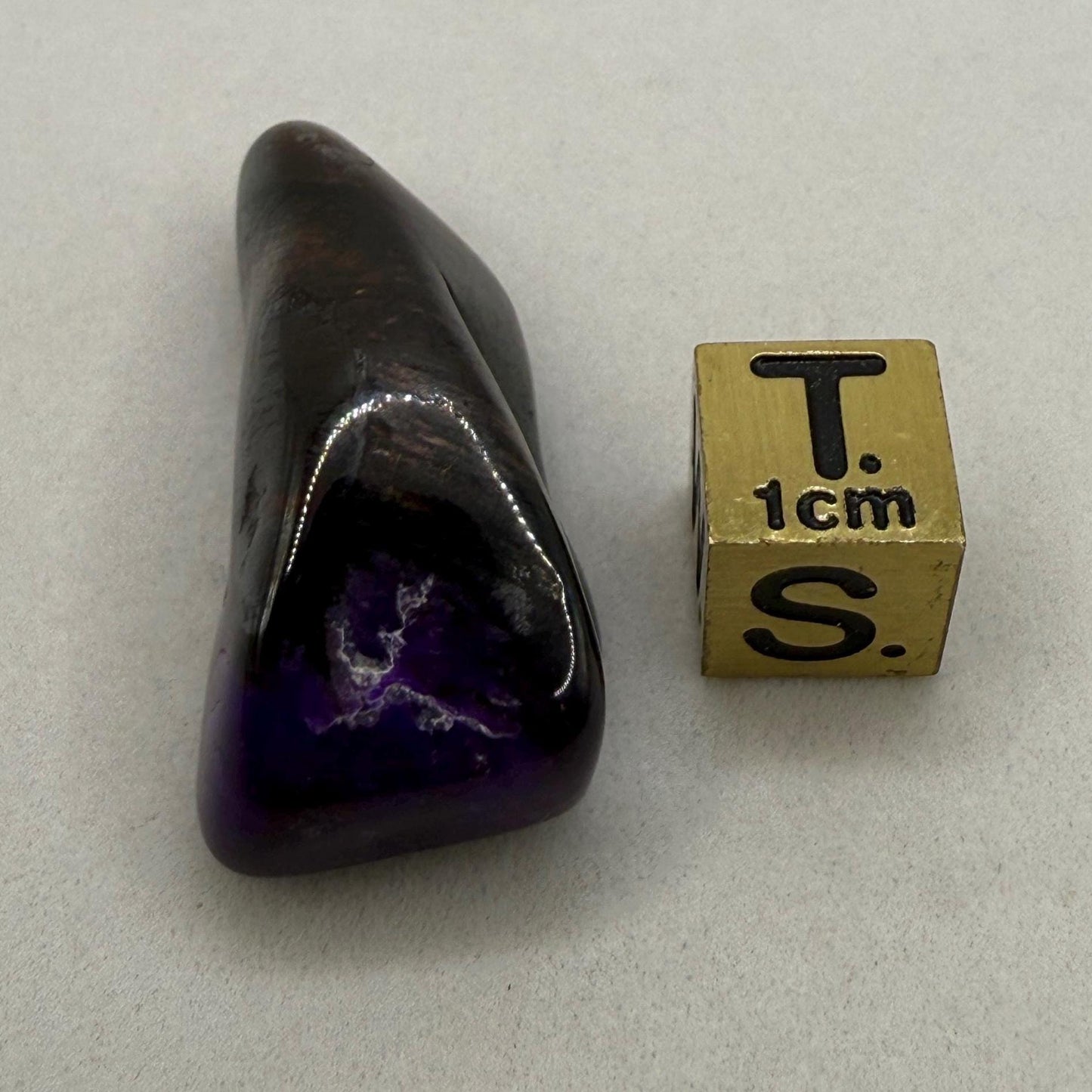 Sugalite Specimen, Polished Sugalite, Rare Sugalite, Inner Peace, South African, Reiki Energy Work, Authentic Sugalite, 14.98 grams