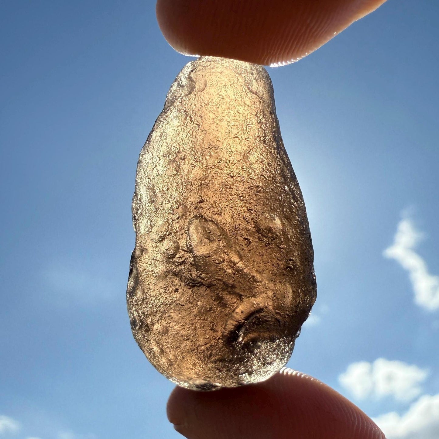 Colombianite Specimen, Beautiful and Translucent, Shamanic, Tektite, Pseudotektite, Obsidian, Healing Energy, Metaphysical, 15.29 grams