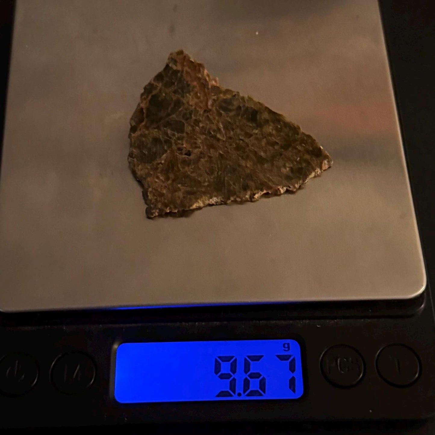 NWA 7831 Diogenite Meteorite Slice, HED Achondrite Meteorite, Diogenite, Astronomy Gift, Space Gift, Iron Meteorite, Space, 9.67 grams