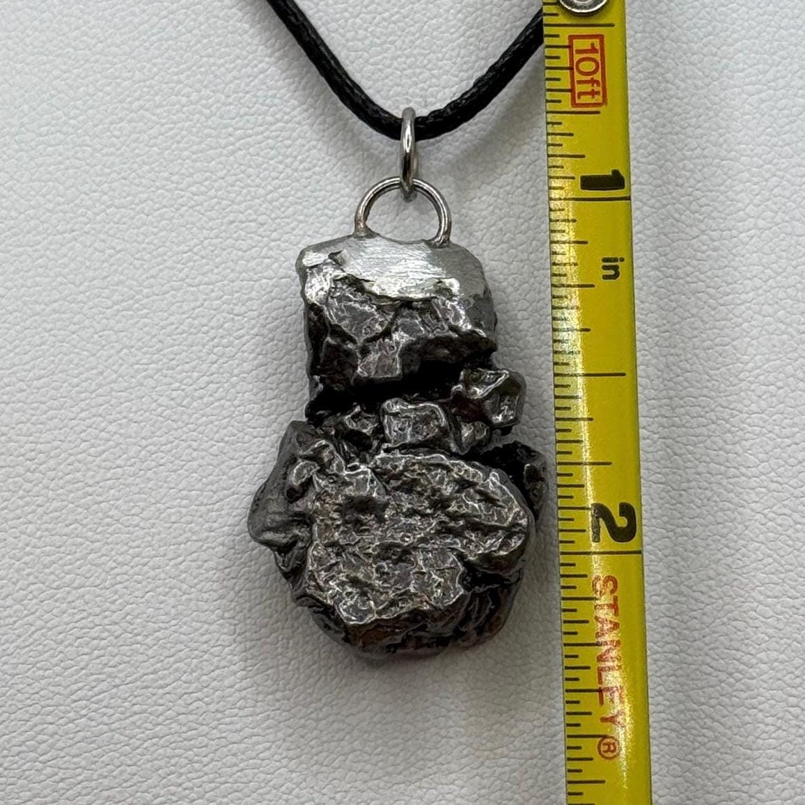 Campo del Cielo Meteorite Pendant, Astronomy Gift, Meteorite Jewelry, Iron Meteorite, Meteorite Pendant, COA, Astronomy Gift, 20.60 Grams