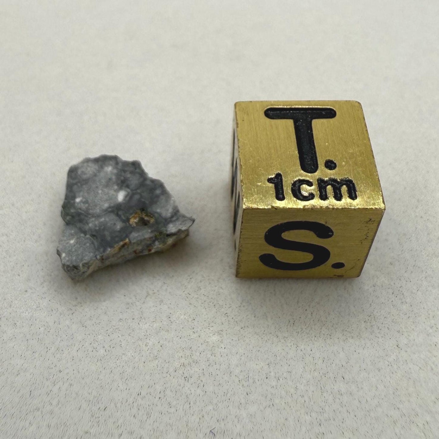 Gadamis 003 Moon/Lunar Meteorite Slice, Authentic Lunar Meteorite,Apollo Lunar, Moon Meteorite, Meteorite Collection, Moon Slice, 0.51 grams