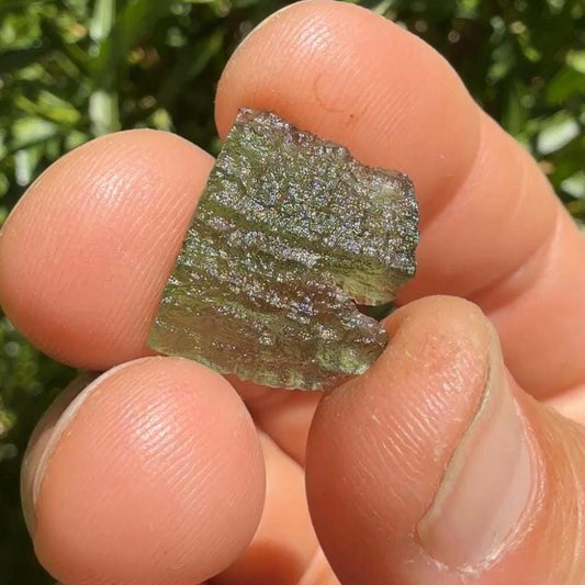 Moldavite Tektite Specimen, High Quality, Transformation, Manifestation, Reiki, Athentic, Moldavite Crystal, 1.56 grams|7.8 carats