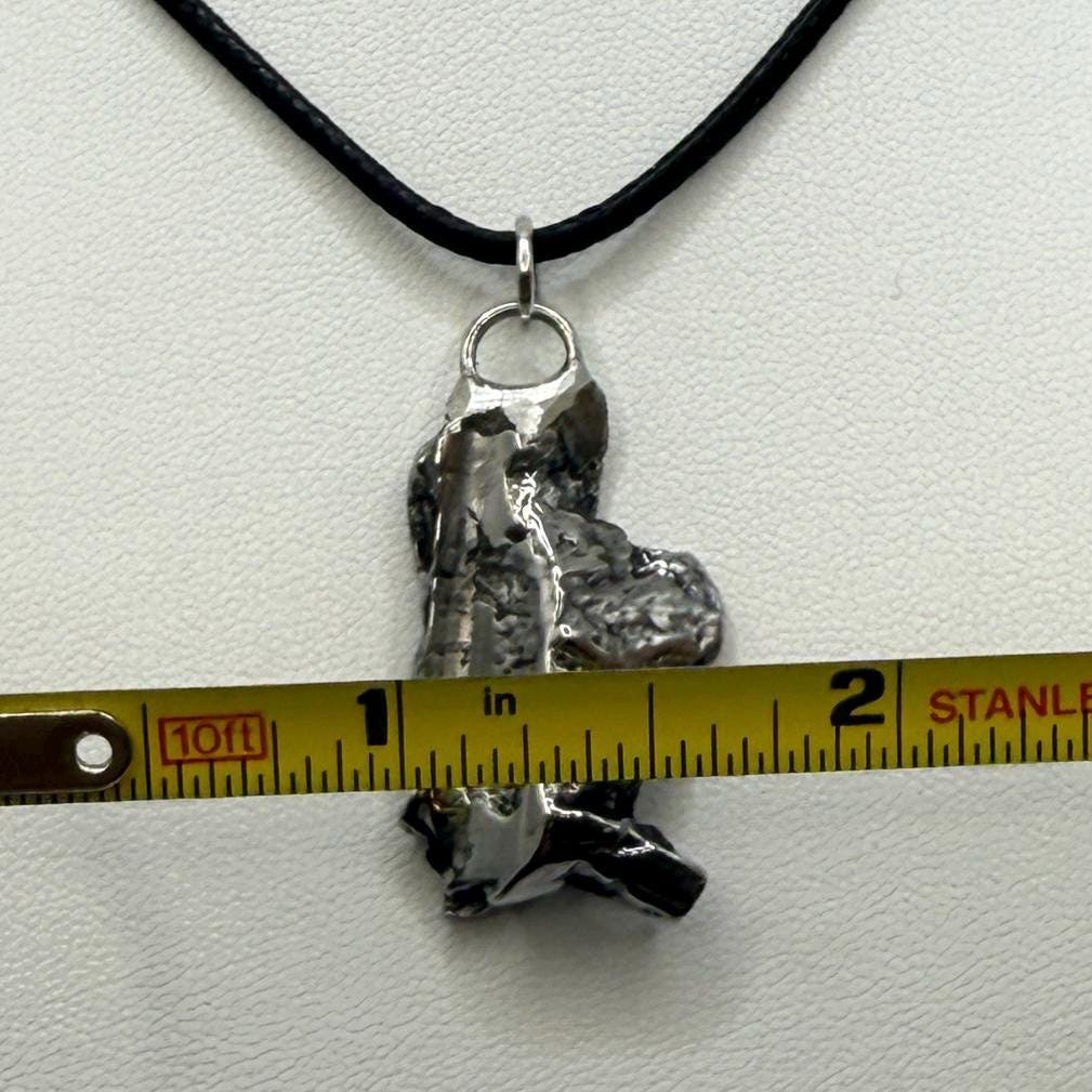 Beautiful Aletai Meteorite Pendant, 11.95 grams, Astronomy Gift, Authentic Meteorite, Meteorite Jewelry, Meteorite Pendant, COA, Space Gift