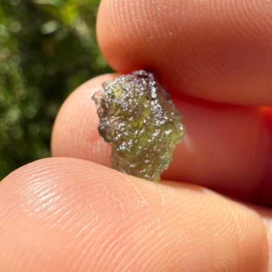 Moldavite Tektite Specimen, High Quality, Transformation, Manifestation, Reiki, Athentic, Moldavite Crystal, 0.42 grams|2.1 carats