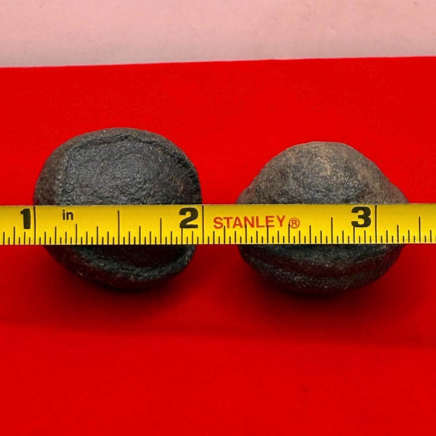 Moqui Marbles, Pair of Stones, Top Quality Stones, Shaman Stones, Southern Utah, Thunder Stones, Hopi Marbles, Sandstone, 48.63 grams