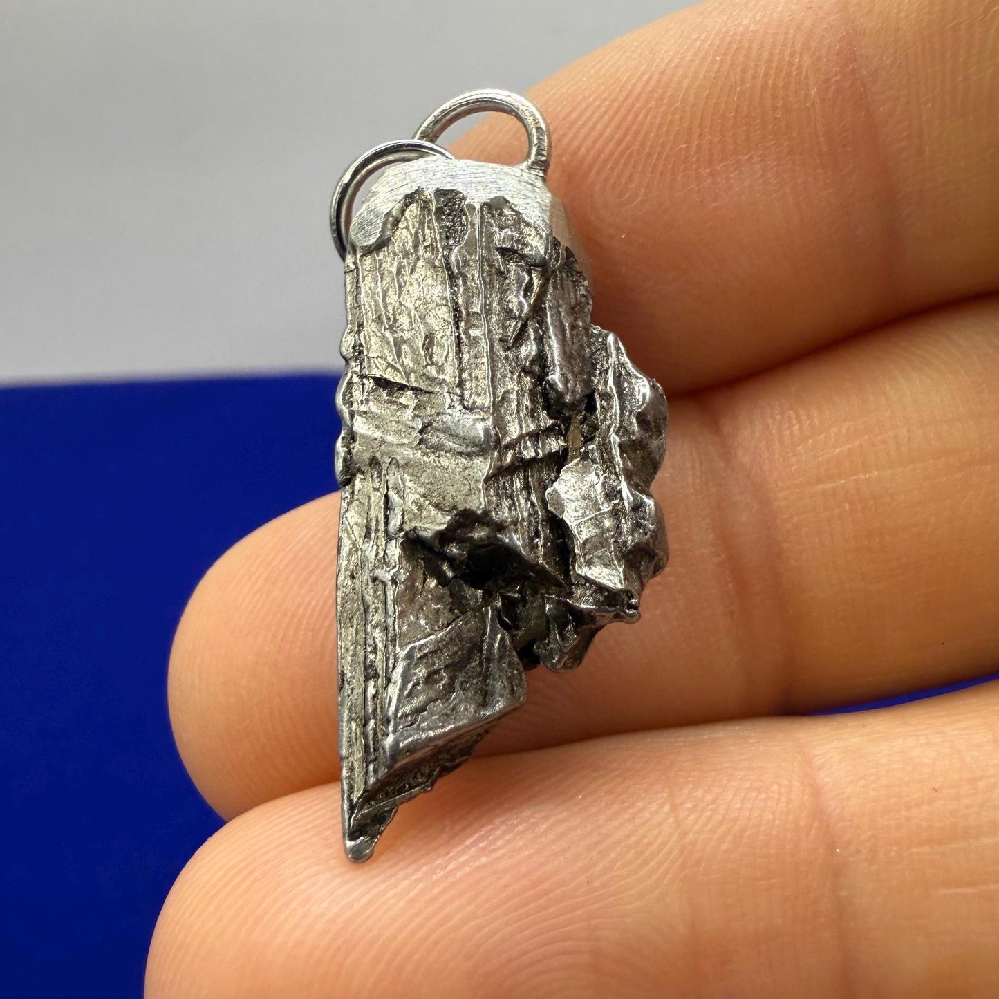 Beautiful Aletai Meteorite Pendant, 6.56 grams, Astronomy Gift, Authentic Meteorite, Meteorite Jewelry, Meteorite Pendant, COA, Space Gift