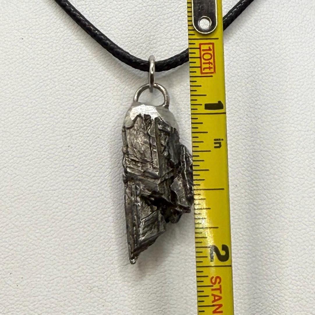 Beautiful Aletai Meteorite Pendant, 6.56 grams, Astronomy Gift, Authentic Meteorite, Meteorite Jewelry, Meteorite Pendant, COA, Space Gift