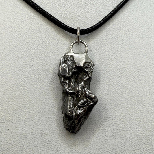 Beautiful Meteorite Campo del Cielo Pendant 10.24 Grams, Astronomy Gift, Authentic Meteorite, Meteorite Jewelry, Meteorite Pendant, COA