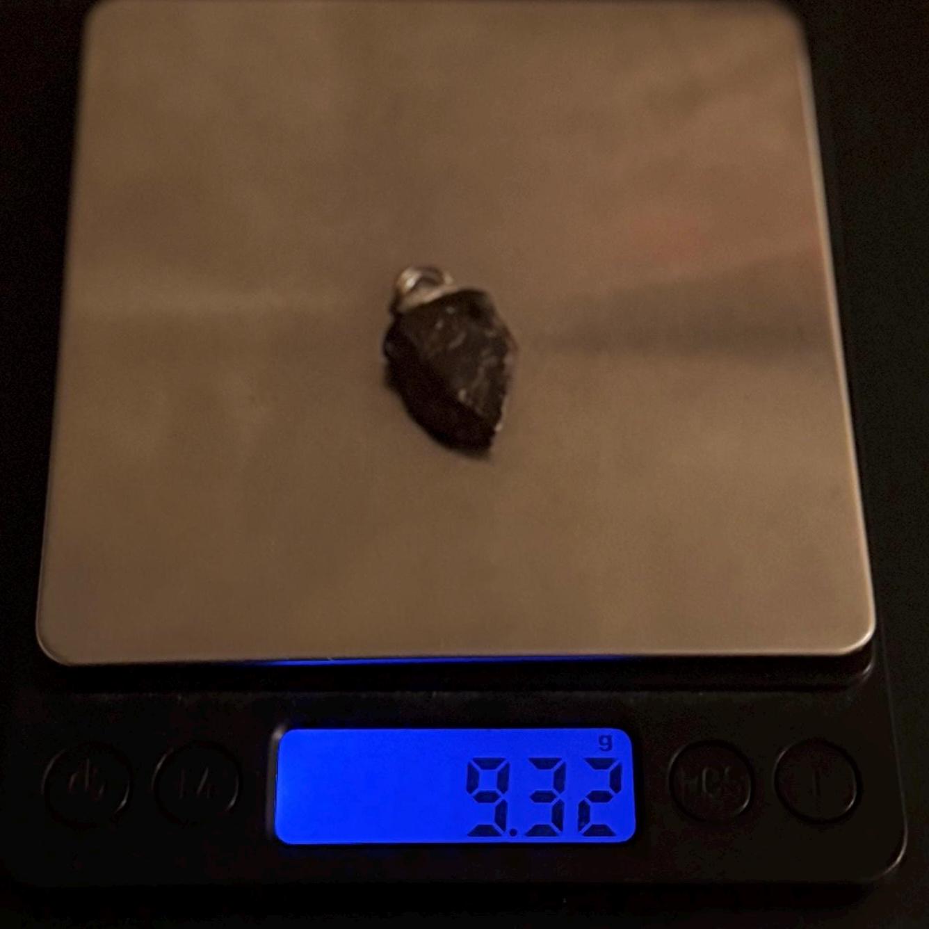 Canyon Diablo Meteorite Pendant 17.34 grams, Arizona Meteorite, Authentic Meteorite, Astronomy Gift, Space Gift, Iron Meteorite
