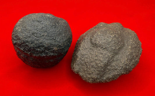 Rare Large Moqui Marbles, Pair of Stones, Shaman Stones, Southern Utah, Thunder Stones, Hopi Marbles, Sandstone, 8.6 oz|244 grams