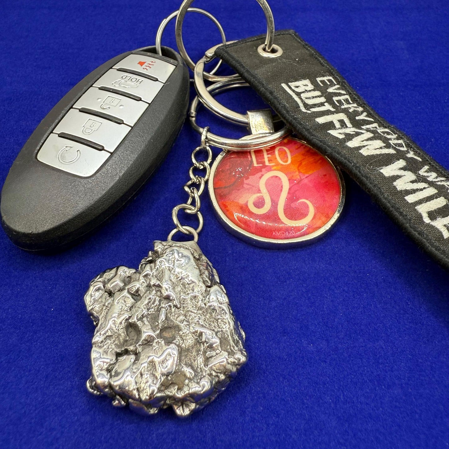 Meteorite Keychain, Campo del Cielo Meteorite, Cosmic Keychain, Authentic Meteorite, Space Accessories, Astronomy Gift, Space Gift, 44.97g