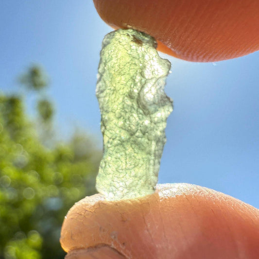 Moldavite Tektite Specimen, High Quality, Transformation, Manifestation, Reiki, Athentic, Moldavite Crystal, 0.54 grams|2.7 carats