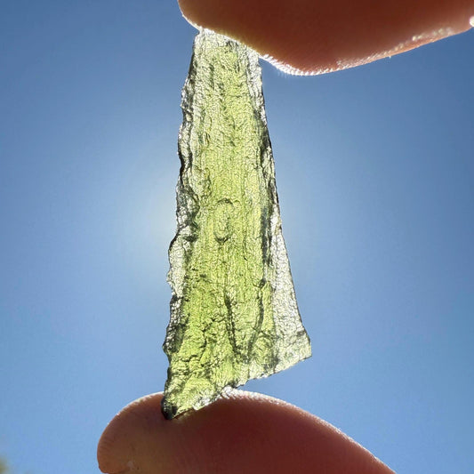 Moldavite Tektite Specimen, High Quality, Transformation, Manifestation, Reiki, Athentic, Moldavite Crystal, 3.63 grams|18.15 carats