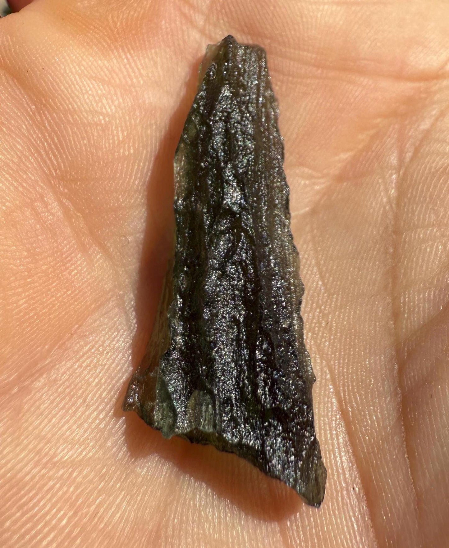 Moldavite Tektite Specimen, High Quality, Transformation, Manifestation, Reiki, Athentic, Moldavite Crystal, 3.63 grams|18.15 carats