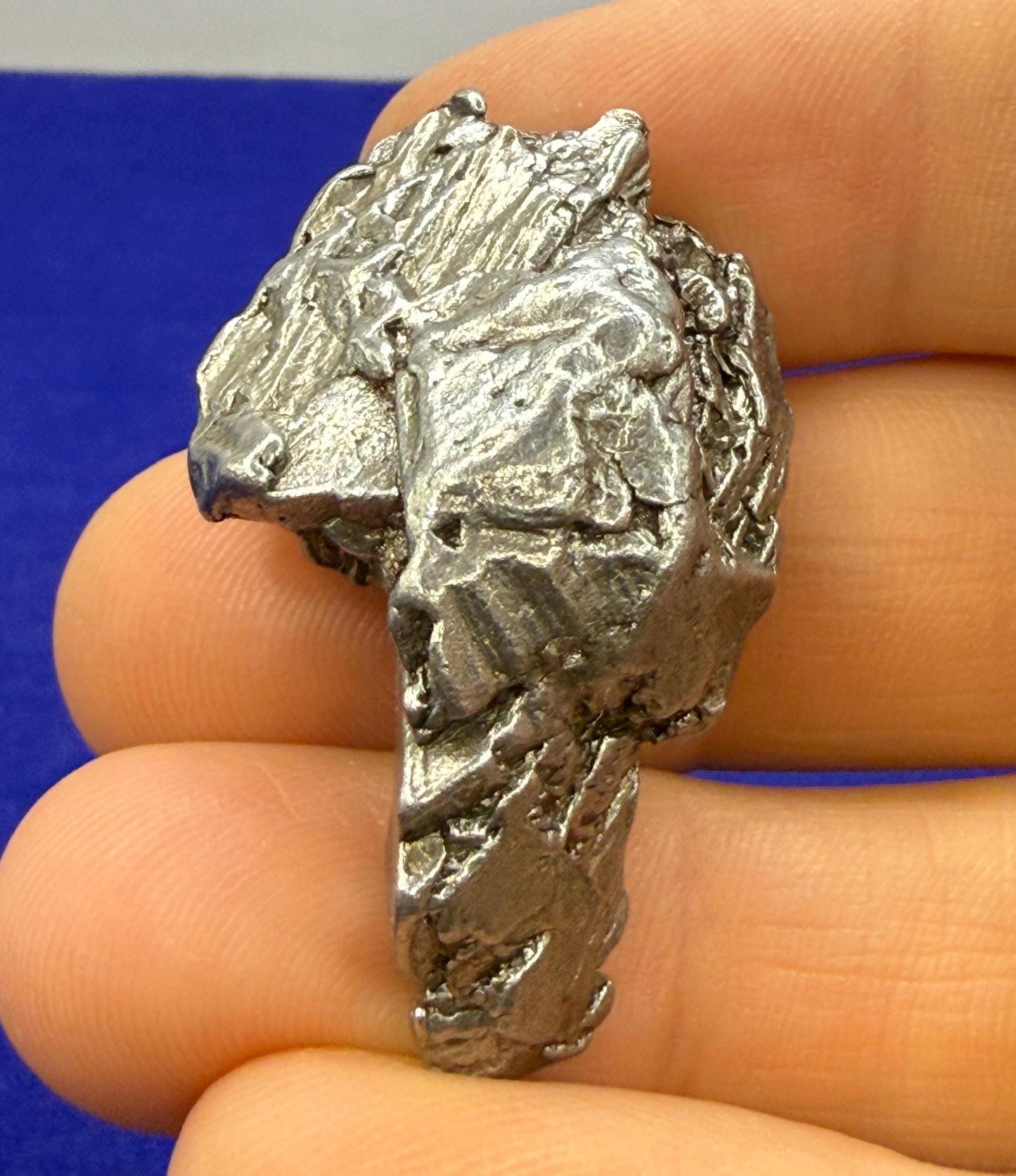 Beautiful Aletai Meteorite Specimen, 32.90 grams, COA, Meteorite Collection, Astronomy Gift, Authentic Iron Meteorite, Space Gift, Space