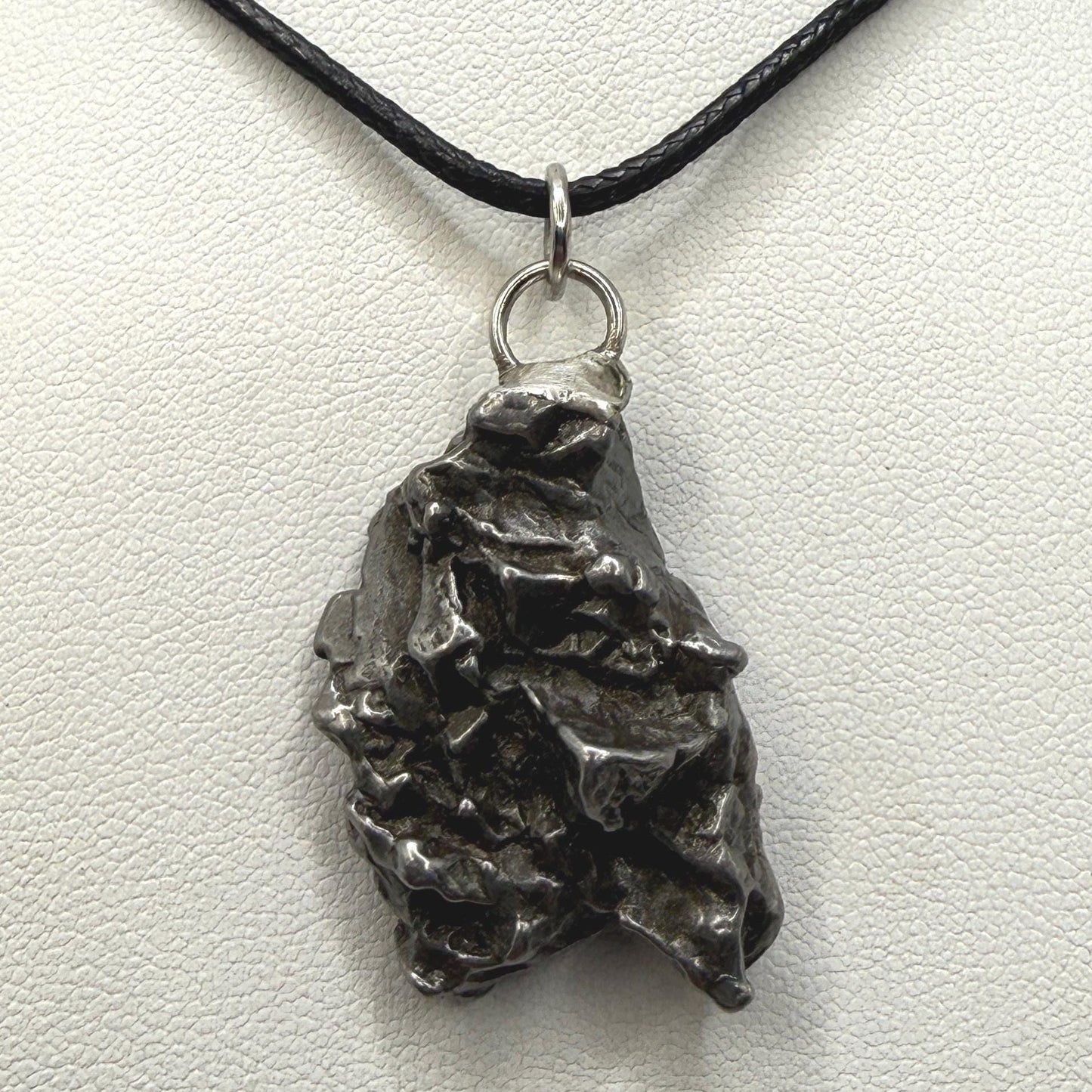 Beautiful Meteorite Campo del Cielo Pendant 20.26 grams, Astronomy Gift, Authentic Meteorite, Meteorite Jewelry, Meteorite Pendant, COA