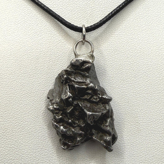Beautiful Meteorite Campo del Cielo Pendant 20.26 grams, Astronomy Gift, Authentic Meteorite, Meteorite Jewelry, Meteorite Pendant, COA