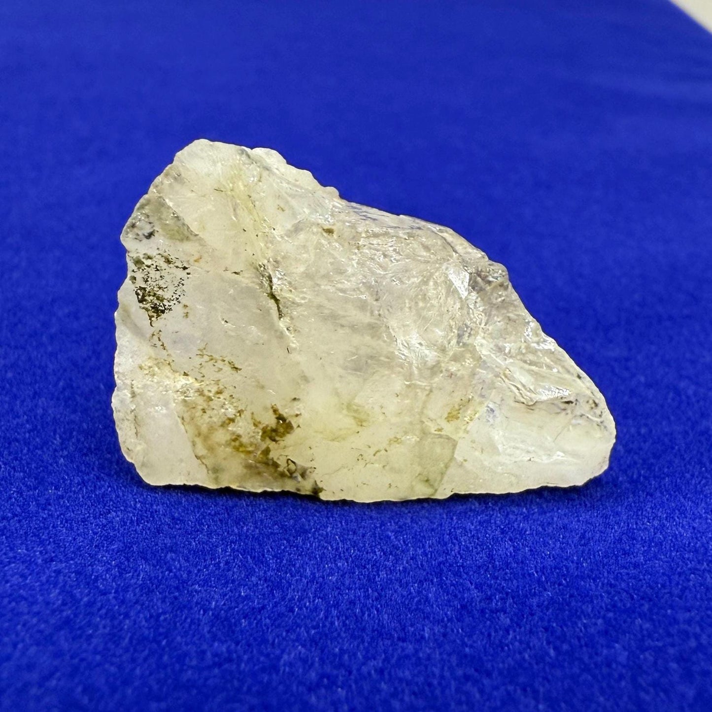 Brazilian Phenacite Crystal: Rare Rainbow Gemstone, 7.74g/38.7ct