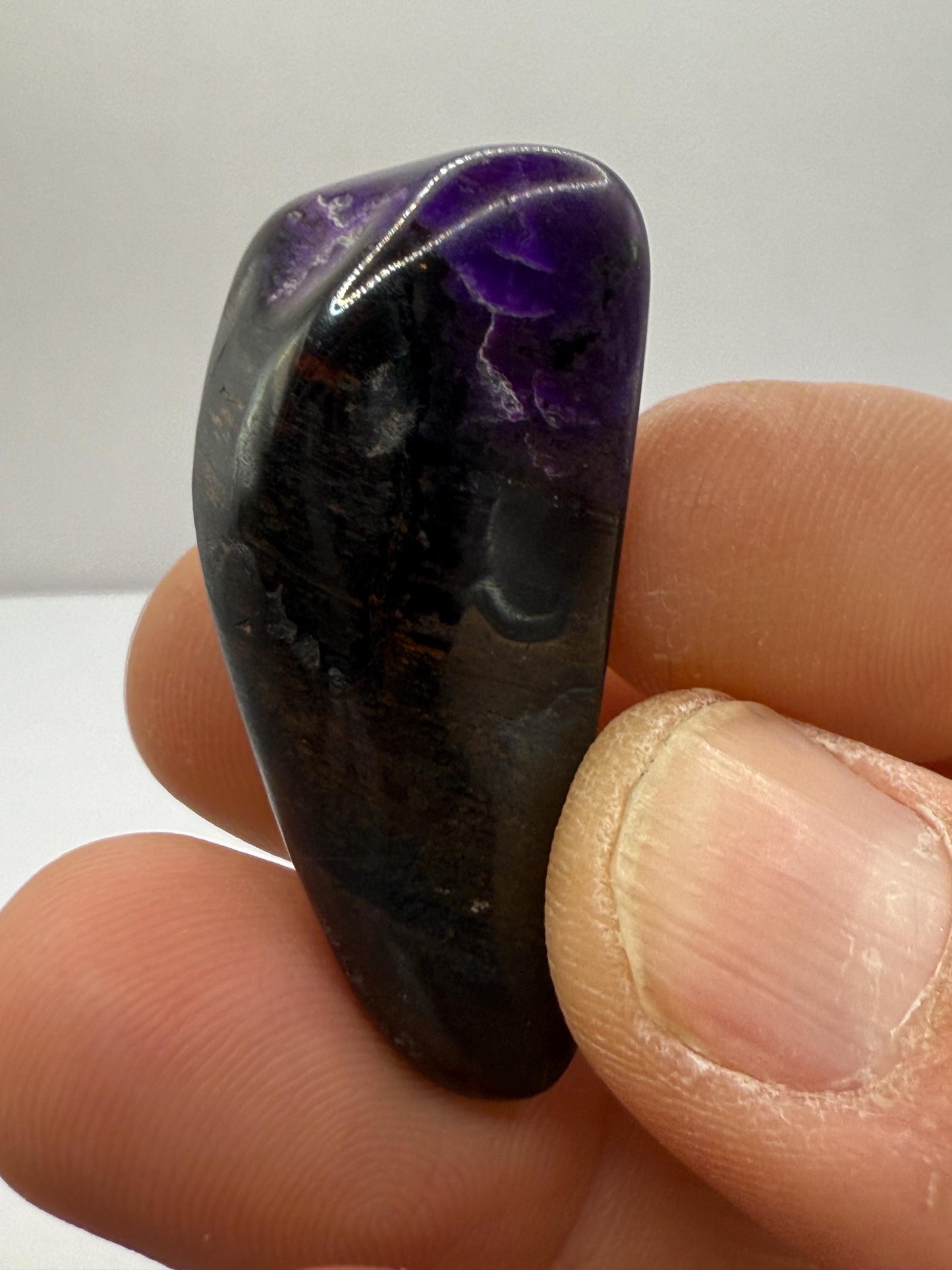 Sugalite Specimen, Polished Sugalite, Rare Sugalite, Inner Peace, South African, Reiki Energy Work, Authentic Sugalite, 14.98 grams