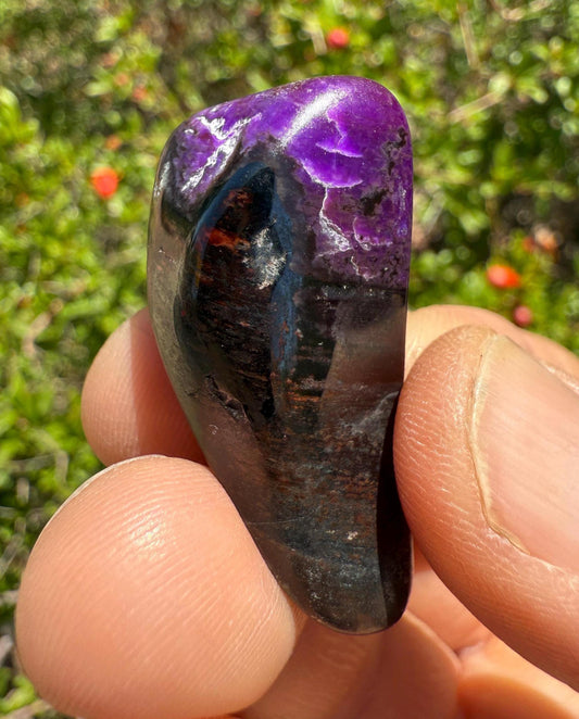 Sugalite Specimen, Polished Sugalite, Rare Sugalite, Inner Peace, South African, Reiki Energy Work, Authentic Sugalite, 14.98 grams