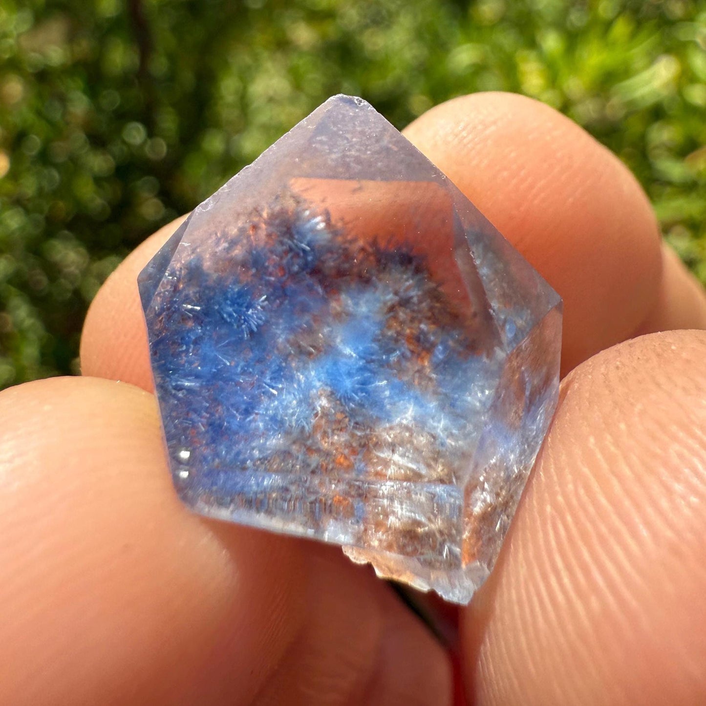 Rare Blue Dumortierite Crystal from Bahia, Brazil, Terminated– 4.92/24.6ct, Gemstone for Collectors, Meditation, Reiki, Healing Decor