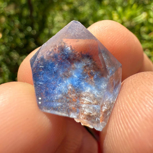 Rare Blue Dumortierite Crystal from Bahia, Brazil, Terminated– 4.92/24.6ct, Gemstone for Collectors, Meditation, Reiki, Healing Decor