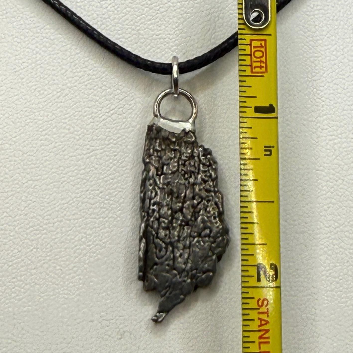 Beautiful Aletai Meteorite Pendant, 5.31 grams, Astronomy Gift, Authentic Meteorite, Meteorite Jewelry, Meteorite Pendant, COA, Space Gift
