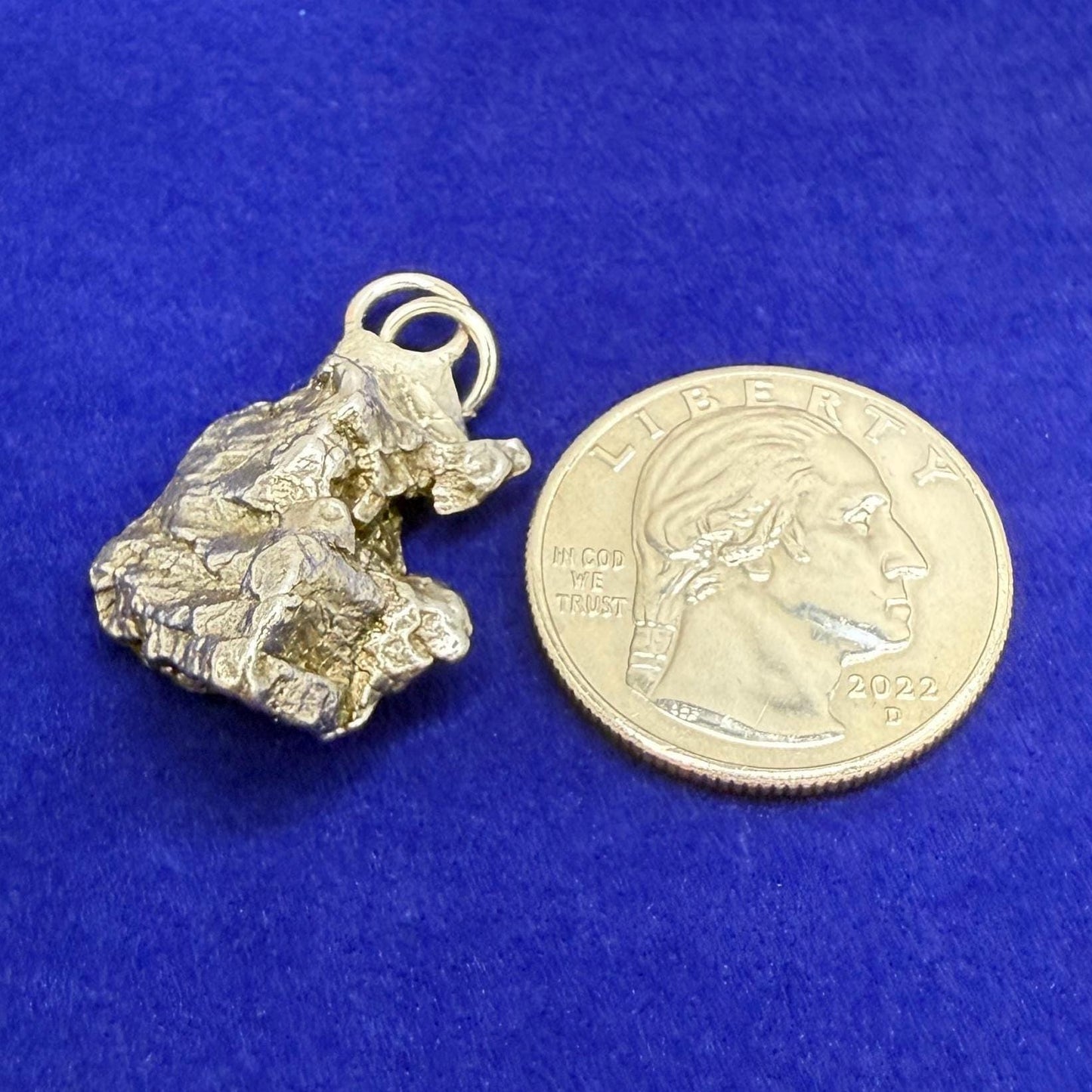 Beautiful Meteorite Campo del Cielo Pendant 10.76 Grams, Astronomy Gift, Authentic Meteorite, Meteorite Jewelry, Meteorite Pendant, COA
