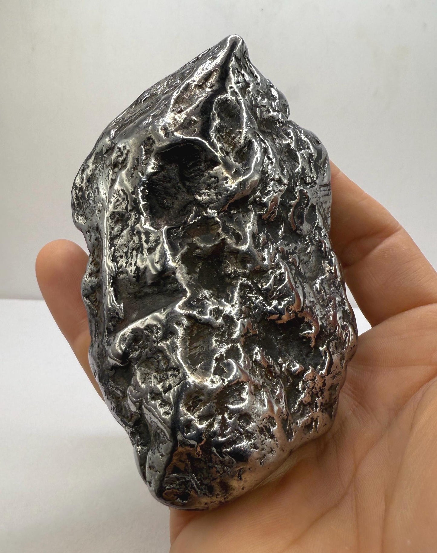 Beautiful Large Aletai Meteorite Specimen, 2.4 Lbs, Meteorite Collection, Astronomy Gift, Authentic Meteorite, Space Gift, Office Decor, Coa