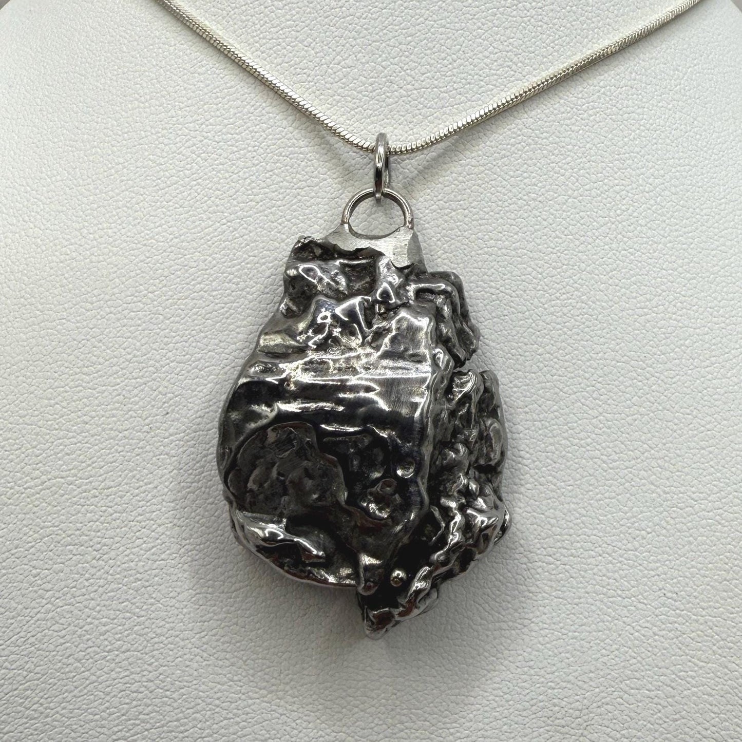 Beautiful Aletai Meteorite Pendant, 42.61 grams, Astronomy Gift, Authentic Meteorite, Meteorite Jewelry, Meteorite Pendant, COA, Space Gift