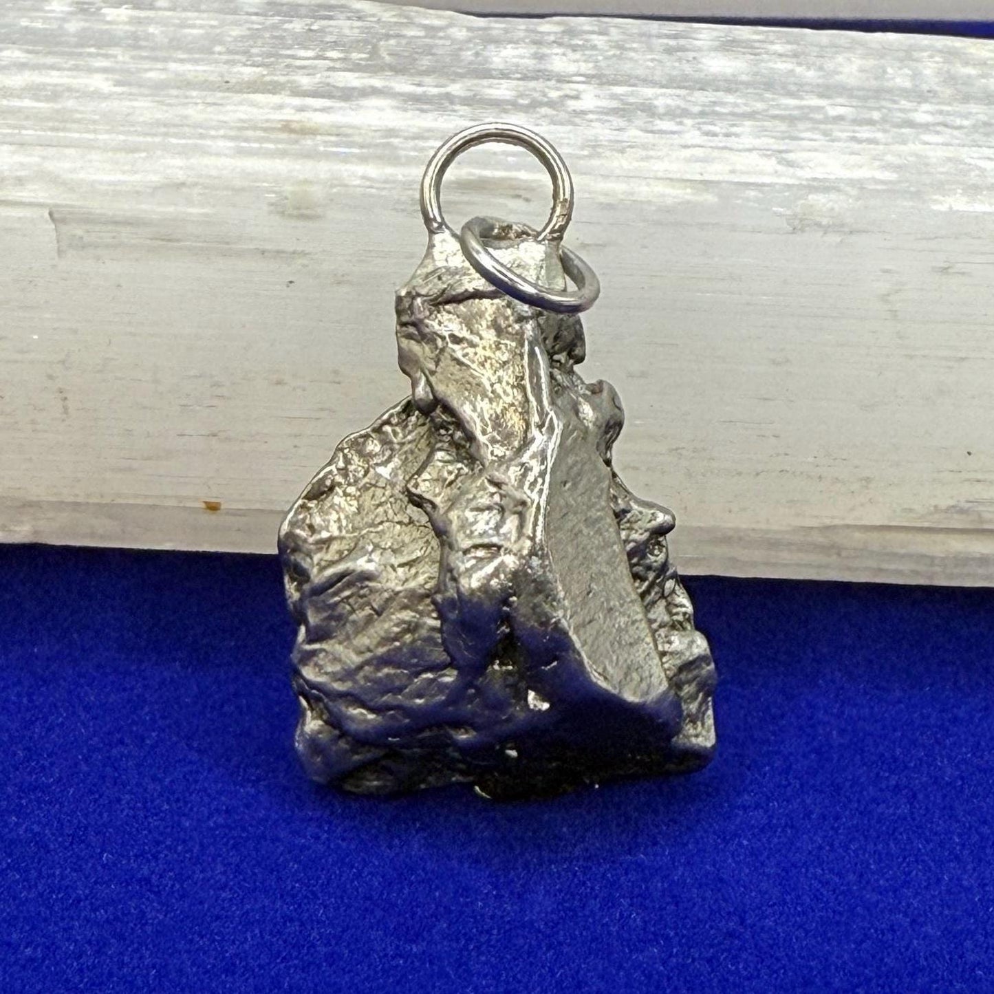 Aletai Meteorite Pendant: Authentic Iron Meteorite, Astronomy Jewelry, 12.19 grams