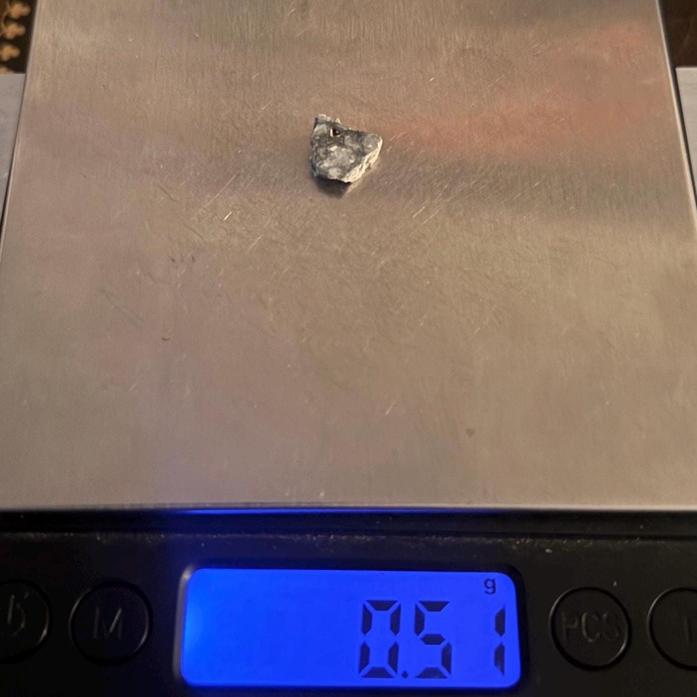 Gadamis 003 Moon/Lunar Meteorite Slice, Authentic Lunar Meteorite,Apollo Lunar, Moon Meteorite, Meteorite Collection, Moon Slice, 0.51 grams