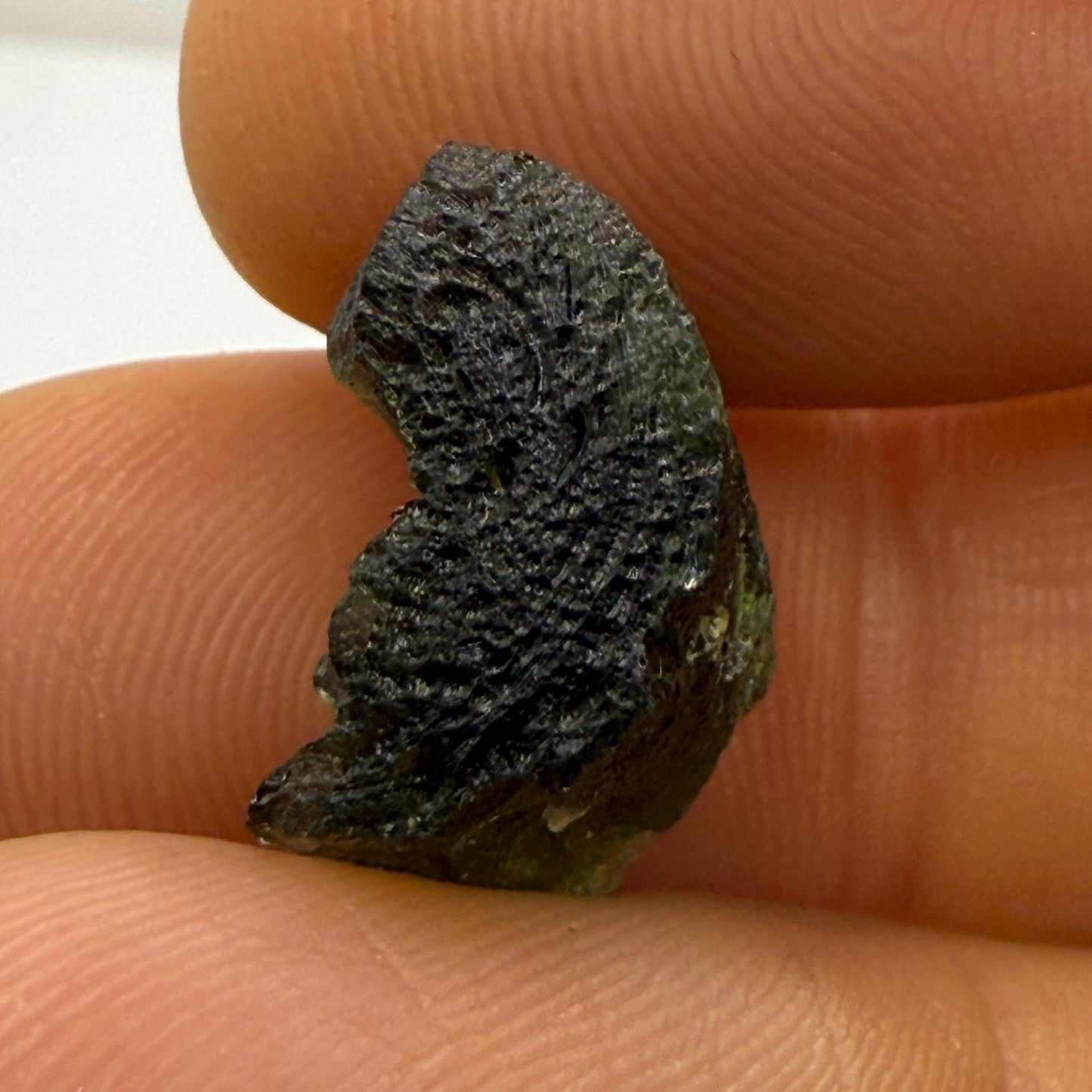 Moldavite Tektite Specimen, Authentic Moldavite, Transformation, Manifestation, Reiki, Authentic Moldavite Specimen, 2.18 grams/10.9 carats