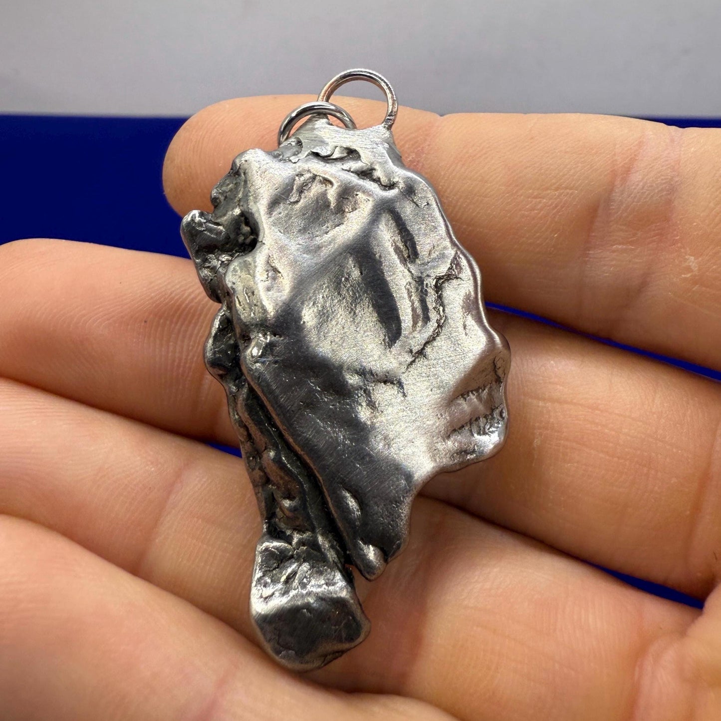 Beautiful Aletai Meteorite Pendant, 32.25 grams, Astronomy Gift, Authentic Meteorite, Meteorite Jewelry, Meteorite Pendant, COA, Space Gift