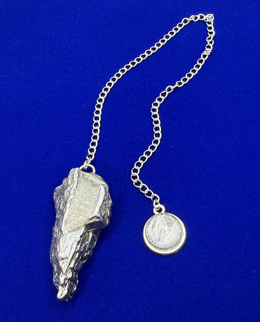 Beautiful Aletai Meteorite Pendulum, 42.37 grams, Astronomy Gift, Meditation Tool, Authentic Meteorite, Pendulum, Meteorite Pendant