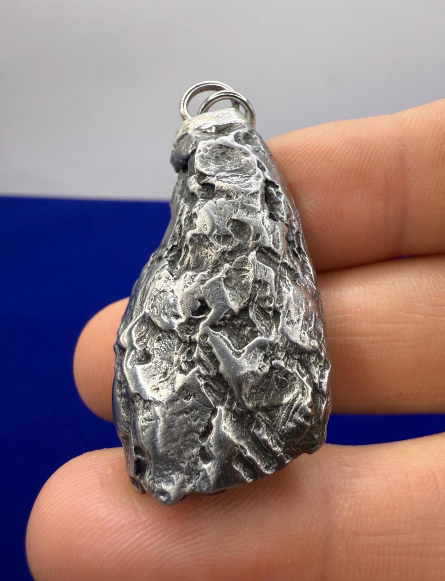 Beautiful Aletai Meteorite Pendant, 33.18 grams, Astronomy Gift, Authentic Meteorite, Meteorite Jewelry, Meteorite Pendant, COA, Space Gift