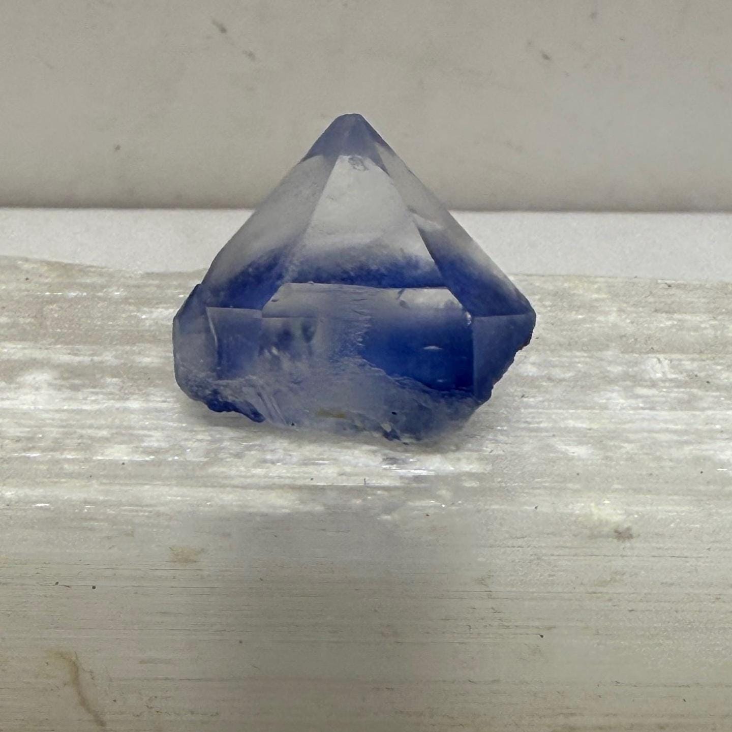 Rare Blue Dumortierite Crystal from Bahia, Brazil, Terminated– 5.47g/27.35ct, Gemstone for Collectors, Meditation, Reiki, Healing Decor