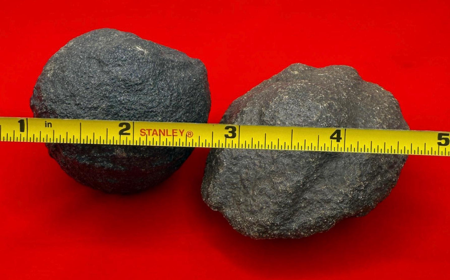 Rare Large Moqui Marbles, Pair of Stones, Shaman Stones, Southern Utah, Thunder Stones, Hopi Marbles, Sandstone, 8.6 oz|244 grams