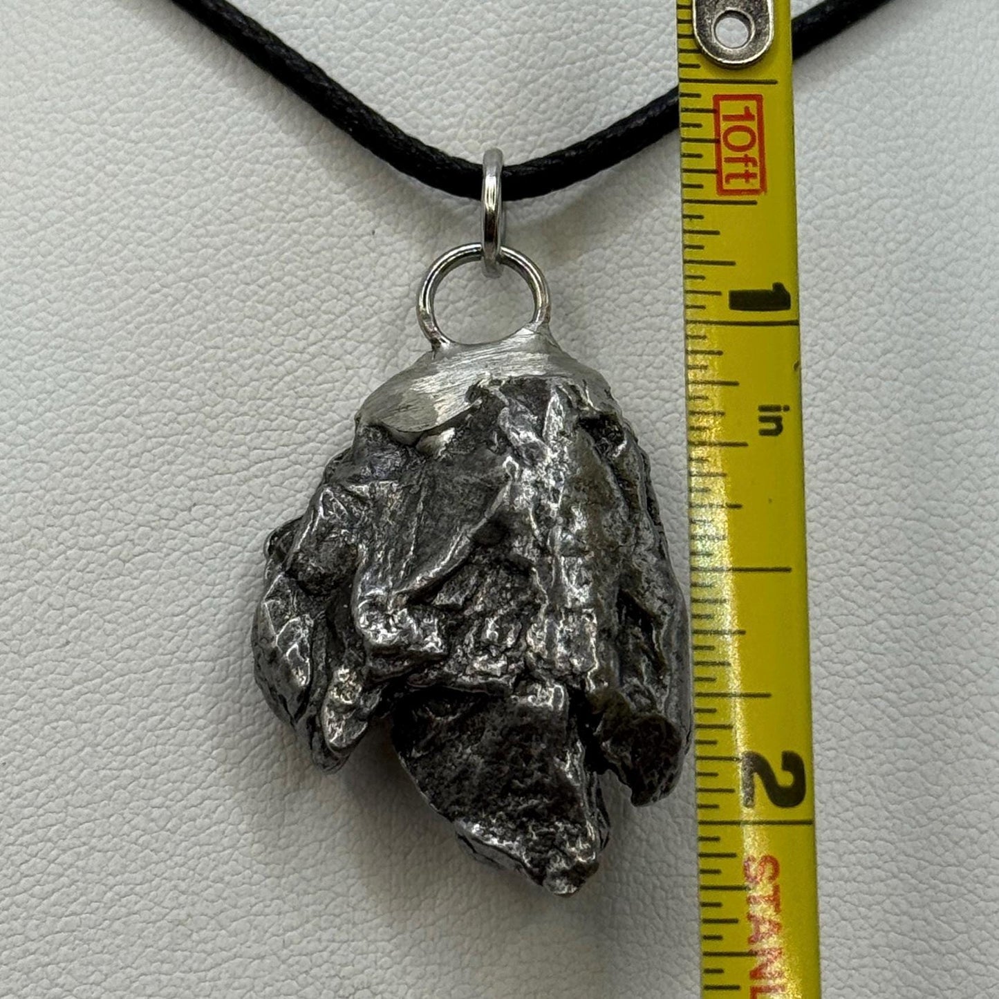 Beautiful Meteorite Campo del Cielo Pendant 17.70 grams, Astronomy Gift, Authentic Meteorite, Meteorite Jewelry, Meteorite Pendant, COA