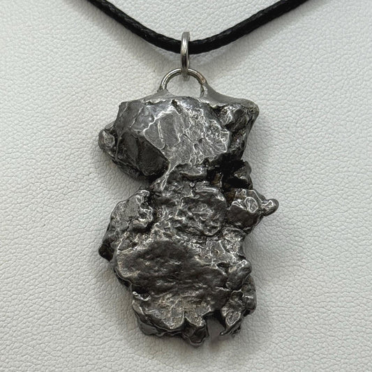 Beautiful Meteorite Campo del Cielo Pendant 19.70 grams, Astronomy Gift, Authentic Meteorite, Meteorite Jewelry, Meteorite Pendant, COA