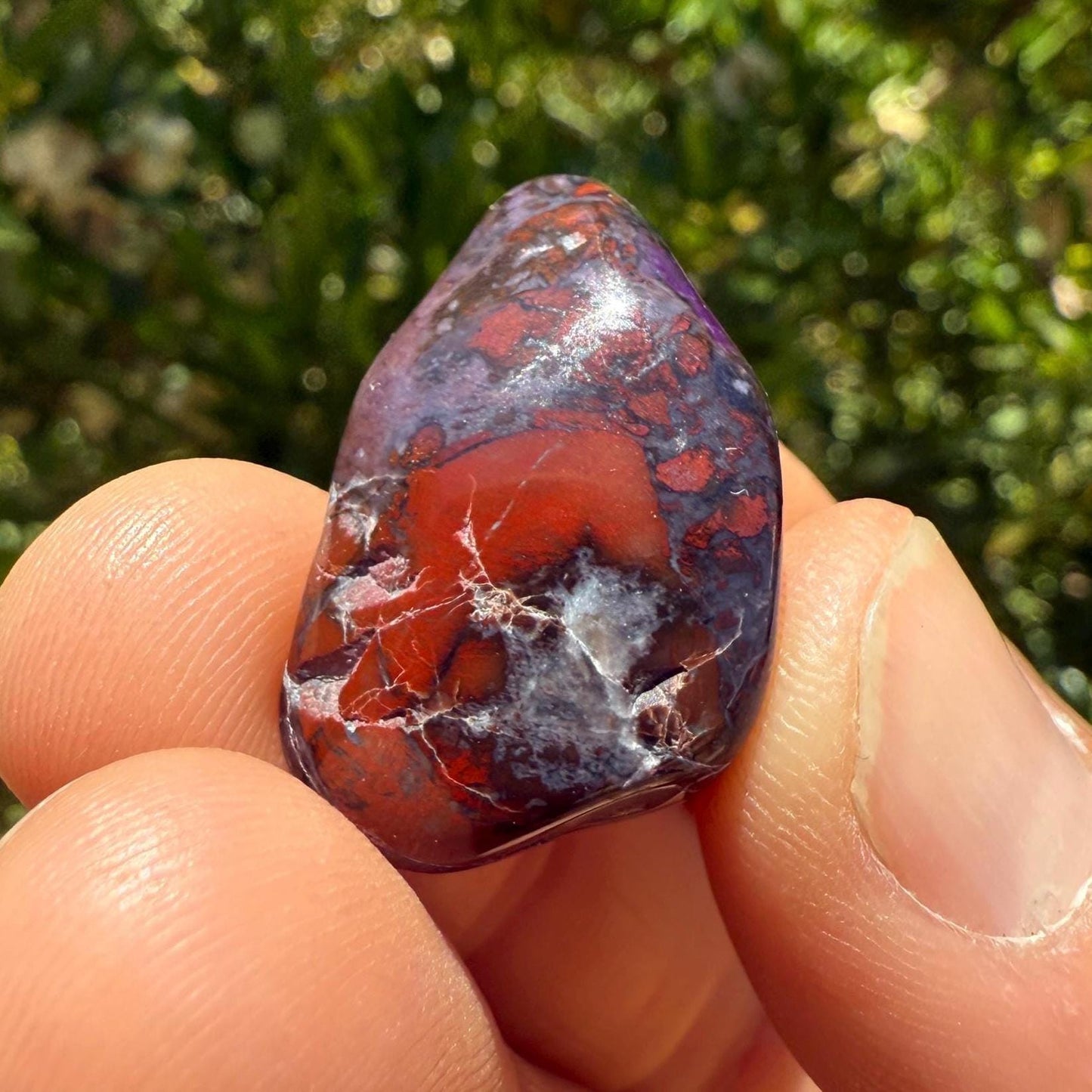 Sugalite Specimen, Polished Sugalite, Rare Sugalite, Inner Peace, South African, Reiki Energy Work, Authentic Sugalite, 10.99 grams