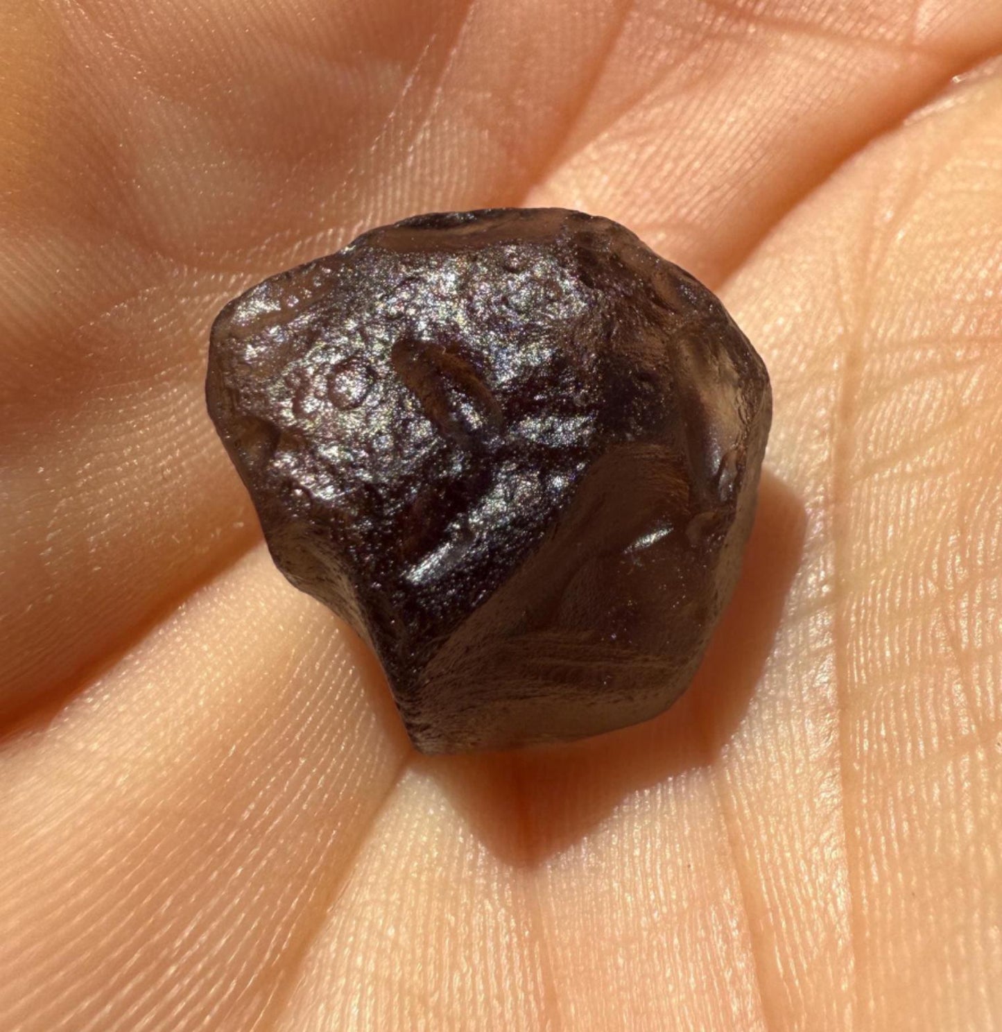 Colombianite Specimen, Beautiful and Translucent, Shamanic, Tektite, Pseudotektite, Obsidian, Healing Energy, Metaphysical, 4.53 grams