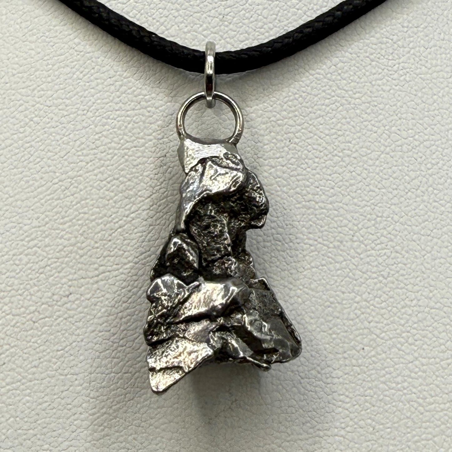 Beautiful Meteorite Campo del Cielo Pendant 9.66 grams, Astronomy Gift, Authentic Meteorite, Meteorite Jewelry, Meteorite Pendant, COA