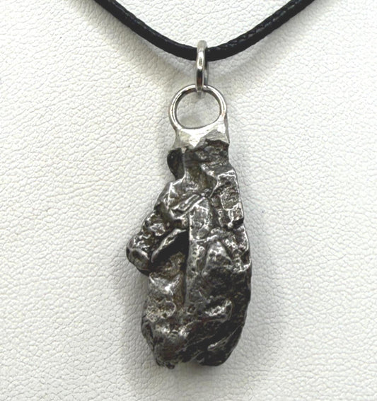 Beautiful Meteorite Campo del Cielo Pendant 9.28 grams, Astronomy Gift, Authentic Meteorite, Meteorite Jewelry, Meteorite Pendant, COA