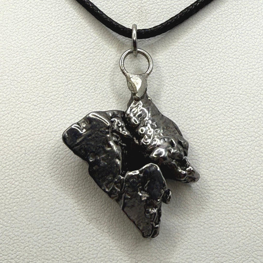 Beautiful Aletai Meteorite Pendant, 13.01 grams, Astronomy Gift, Authentic Meteorite, Meteorite Jewelry, Meteorite Pendant, COA, Space Gift