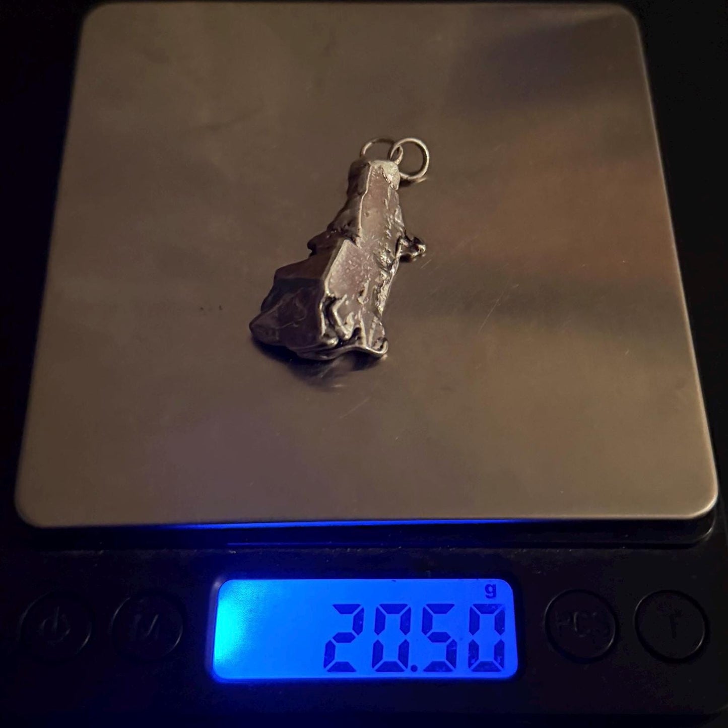 Beautiful Aletai Meteorite Pendant, 20.50 grams, Astronomy Gift, Authentic Meteorite, Meteorite Jewelry, Meteorite Pendant, COA, Space Gift