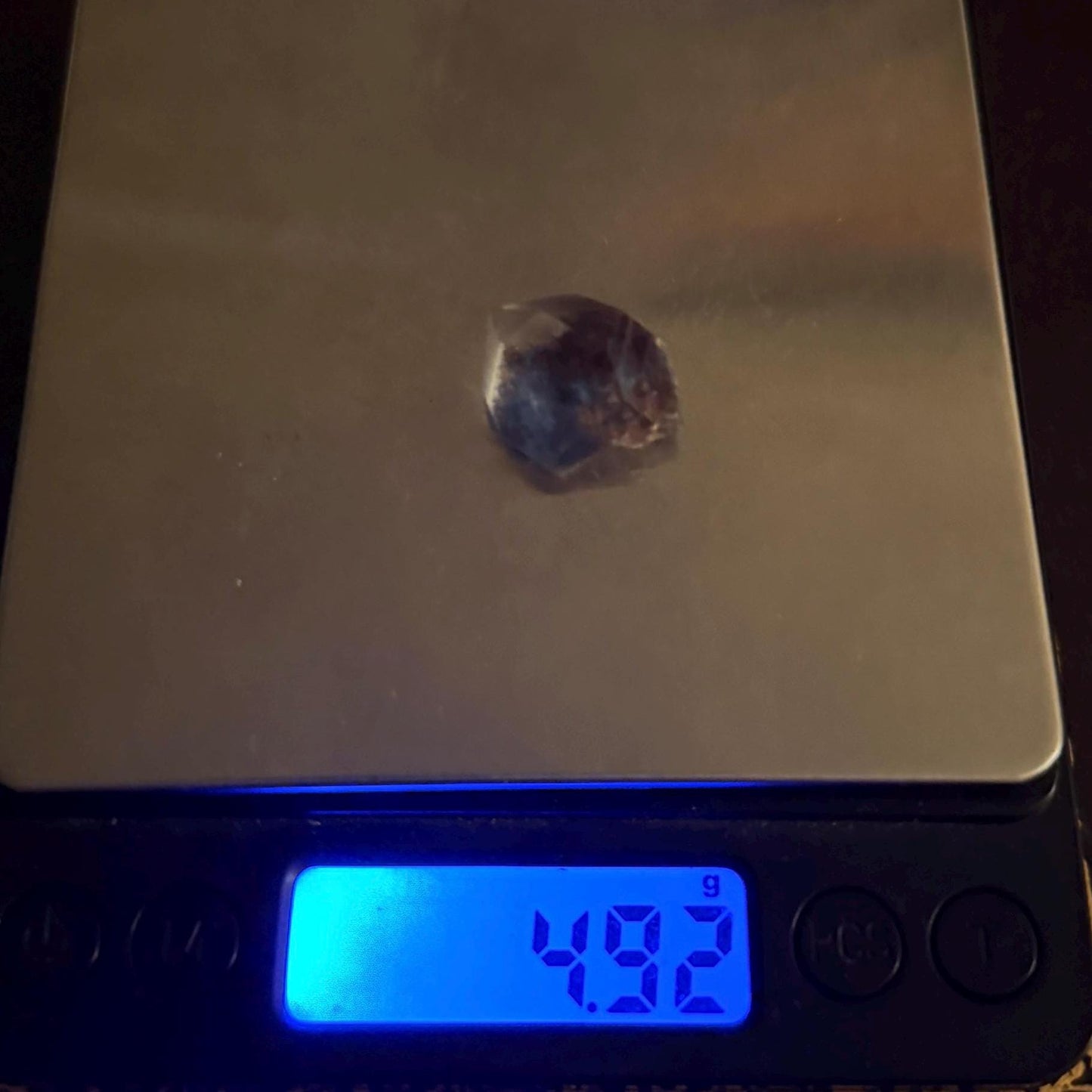 Rare Blue Dumortierite Crystal from Bahia, Brazil, Terminated– 4.92/24.6ct, Gemstone for Collectors, Meditation, Reiki, Healing Decor