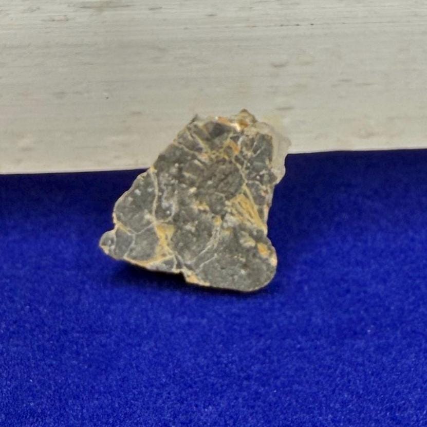 NWA 11182 Moon/Lunar Slice, Moon Rock, Moon Meteorite, Lunar Feldspathic Breccia, Meteorite Collection, Space Gift, Astronomy Gift, 0.66g