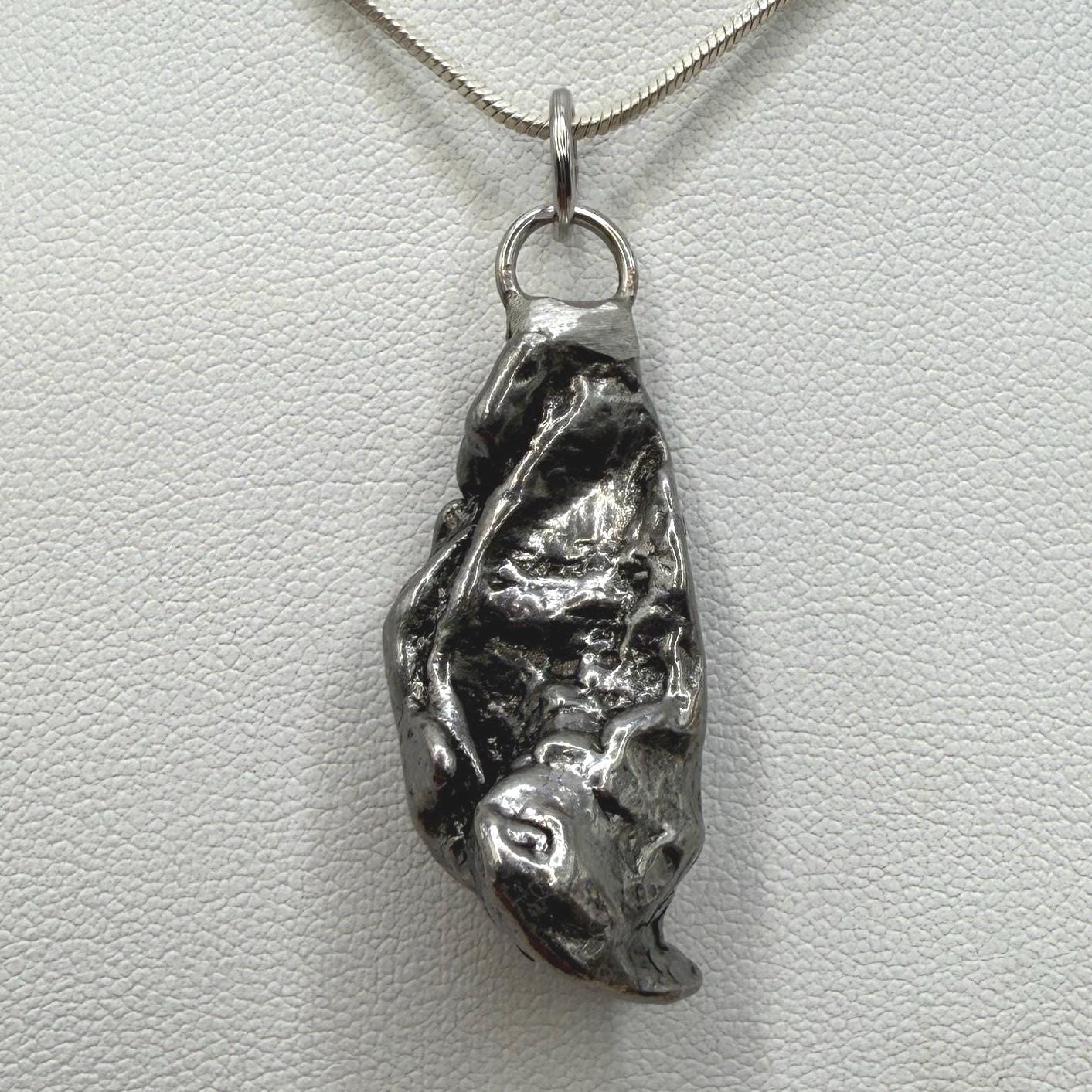Beautiful Aletai Meteorite Pendant, 14.41 grams, Astronomy Gift, Authentic Meteorite, Meteorite Jewelry, Meteorite Pendant, COA, Space Gift