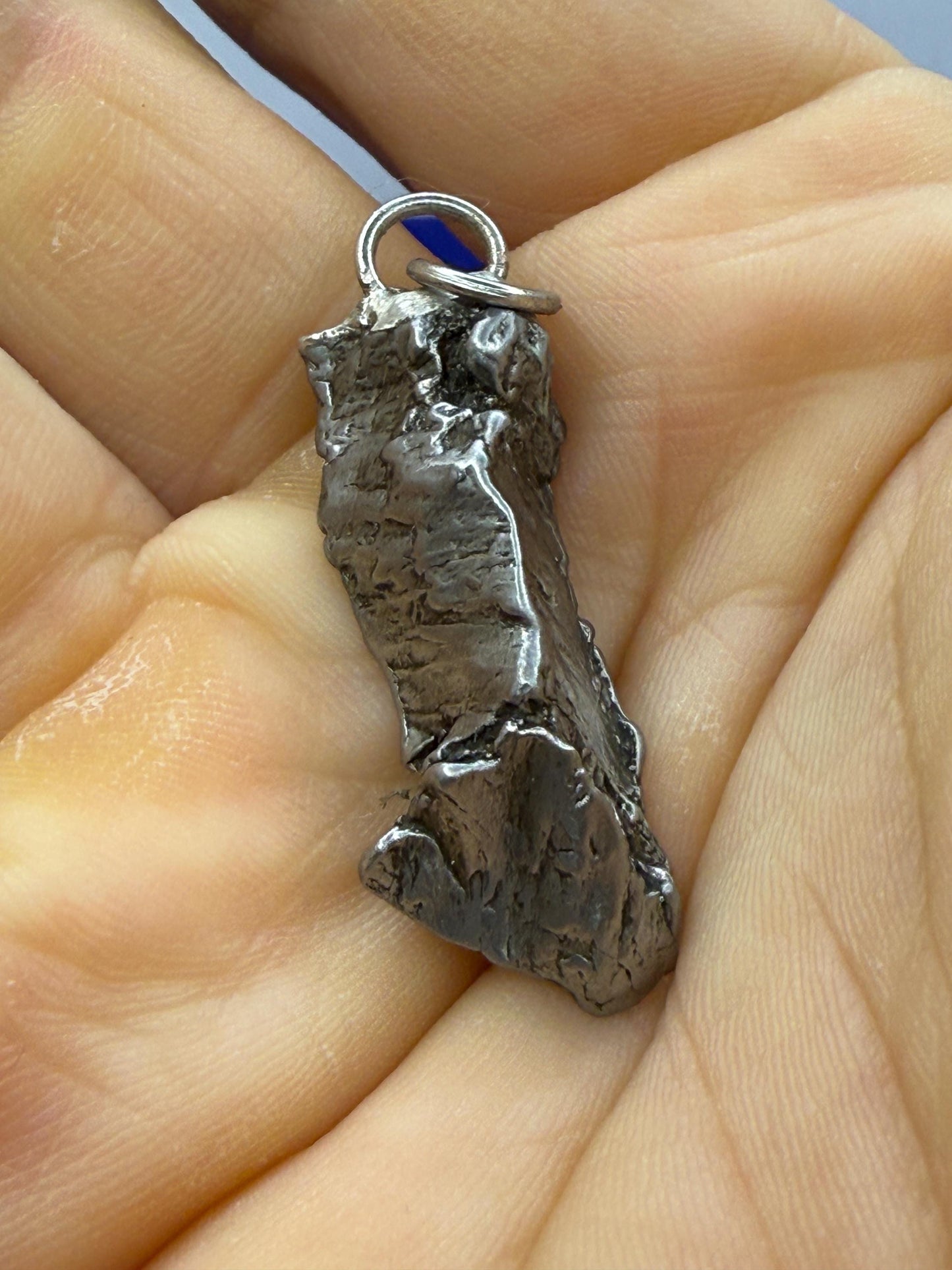 Beautiful Aletai Meteorite Pendant, 8.66 grams, Astronomy Gift, Authentic Meteorite, Meteorite Jewelry, Meteorite Pendant, COA, Space Gift